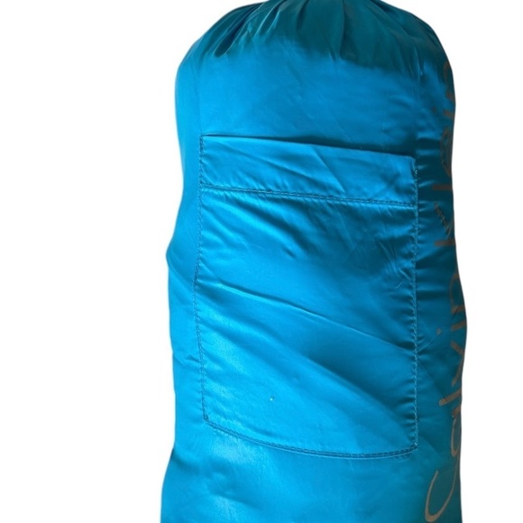 Calvin Klein Packable Premium Down Lightweight Puffer Coat Blue Sz XL Travel - Picture 7 of 8